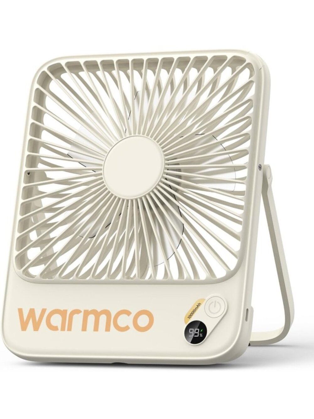 Portable Rechargeable Travel Fan 10000mAh, Ultra-Slim, Quiet 7-Inch for Home